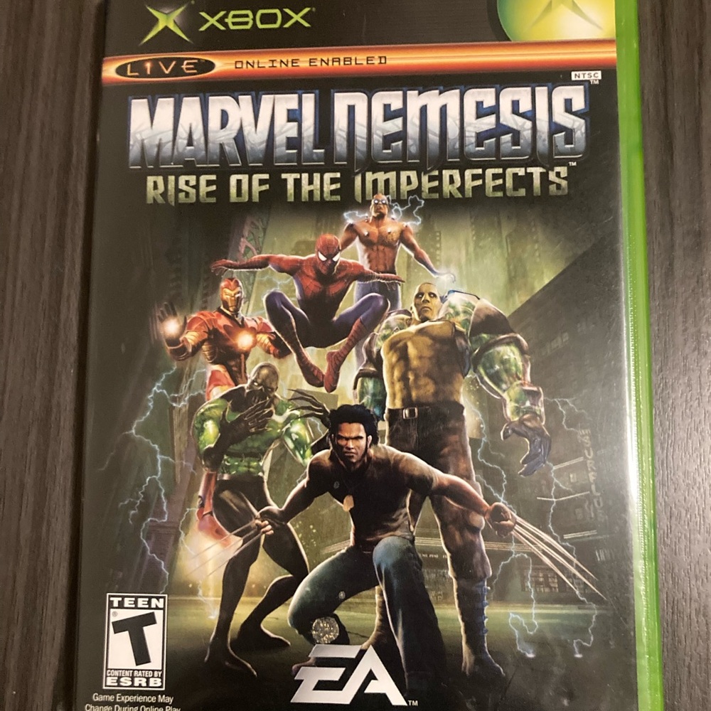 Marvel Nemesis: Rise of the Imperfects for Xbox - Green Case